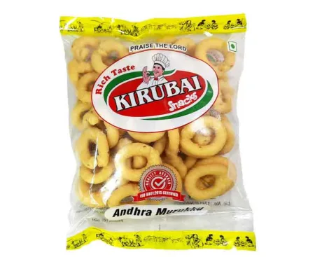 Kirubai Snacks (Andhra Murukku Plain) - 150gm