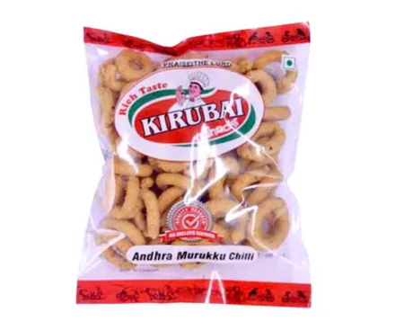 Kirubai Snacks (Andhra chilli Murukku) - 150gm