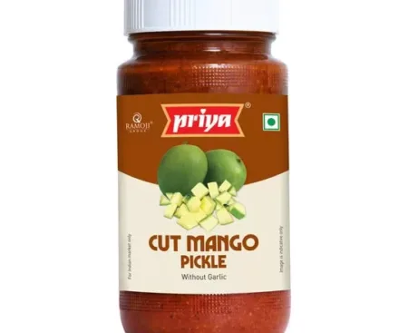 Priya Pickle Cut Mango (Without Garlic) - 300gm