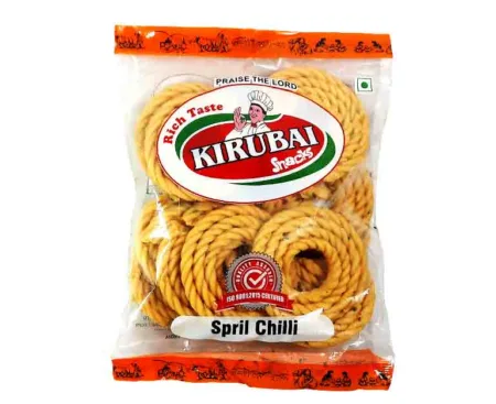 Kirubai Snacks (Spril Chilli Murukku) - 150gm