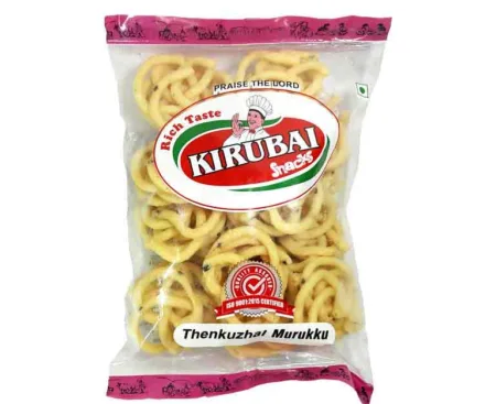 Kirubai Snacks (Thenkuzhal Murukku) - 150gm