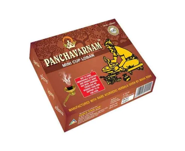 Panchavarnam Cup Sambrani - 12(pc)