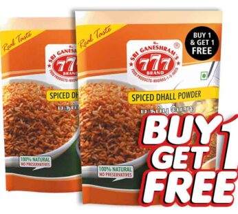 BUY ONE 777 DHALL POWDER 100gm & GET ONE FREE