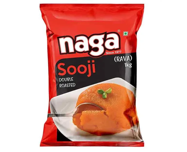 Naga Double Roasted Sooji - 1kg