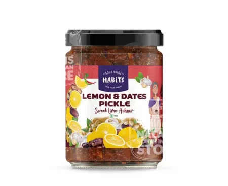 Habits of Life Lime & Dates Pickle   - 200gm
